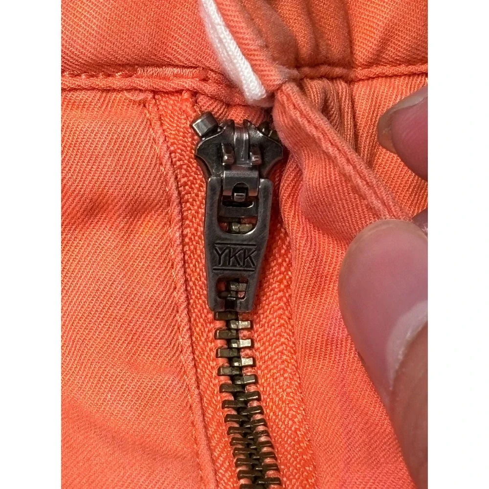 Polo Ralph Lauren‎ Mens Chino Shorts Size 32X9 Coral Orange Cotton Twill Flat